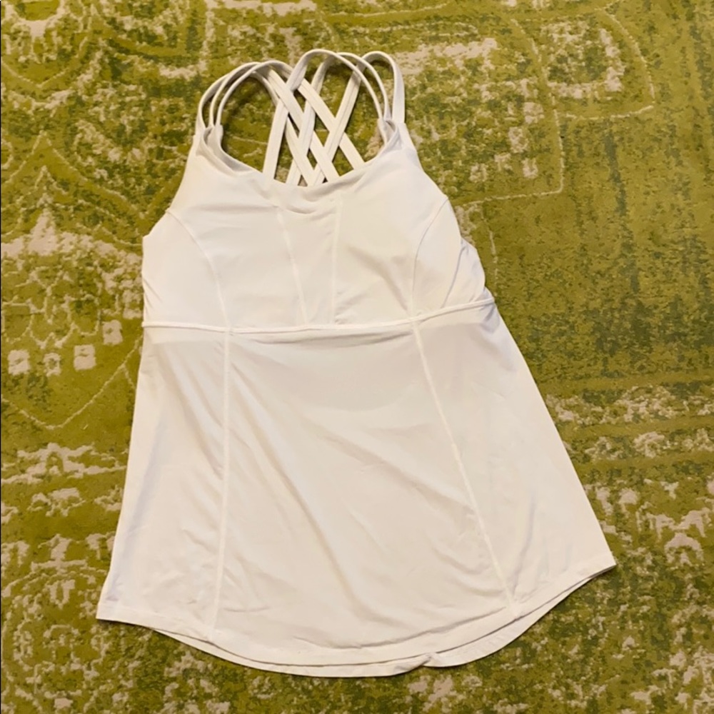Lululemon Beat the Heat Tank, white